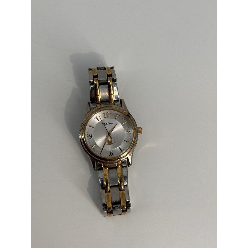Bulova Two-Tone Silver and Gold Women's Watch